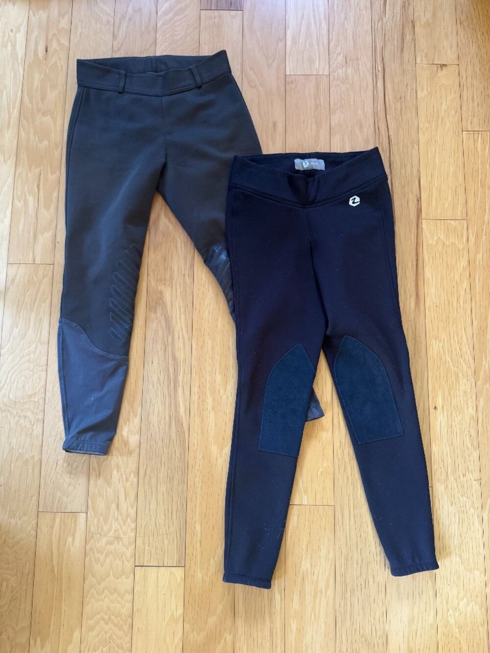 2 Fleece-Lined Winter Equestrian Riding Leggings Bundle – Size 26